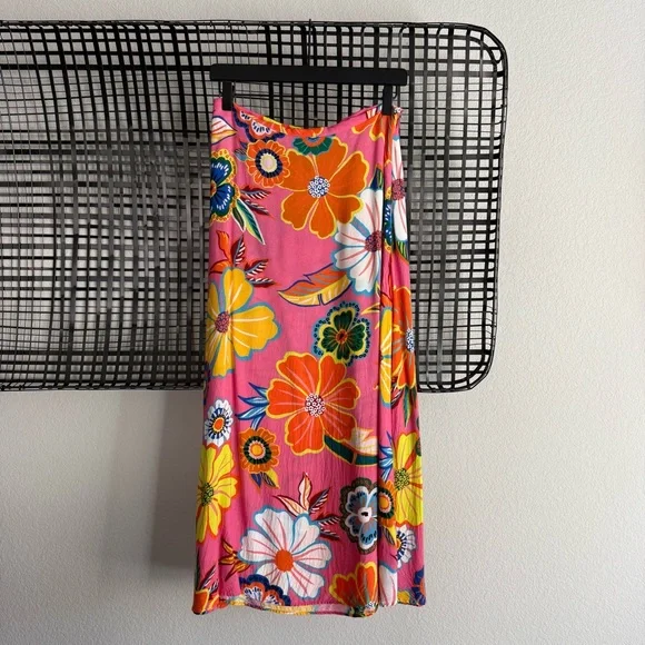 Farm Rio floral print midi skirt - Picture 2 of 7